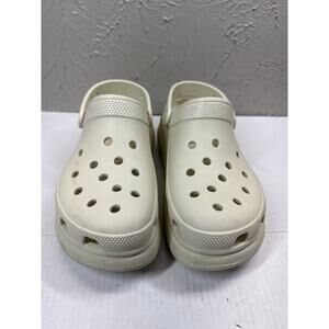 Crocs Classic Crush Platform Clog Bone Size‎ Men 9 Women 11